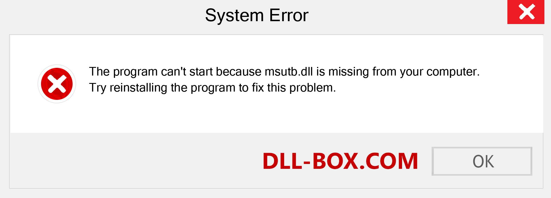  msutb.dll file is missing?. Download for Windows 7, 8, 10 - Fix  msutb dll Missing Error on Windows, photos, images